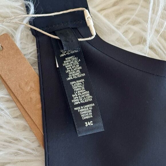 Skims Ultimate Push up Plunge Bra Onyx Size 34C - Picture 6 of 6